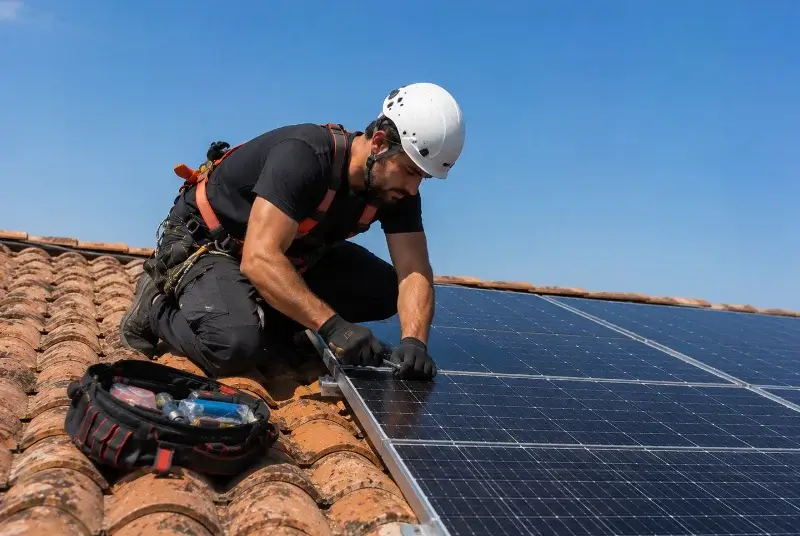 Maintenance et monitoring de panneaux solaires à Arbanats